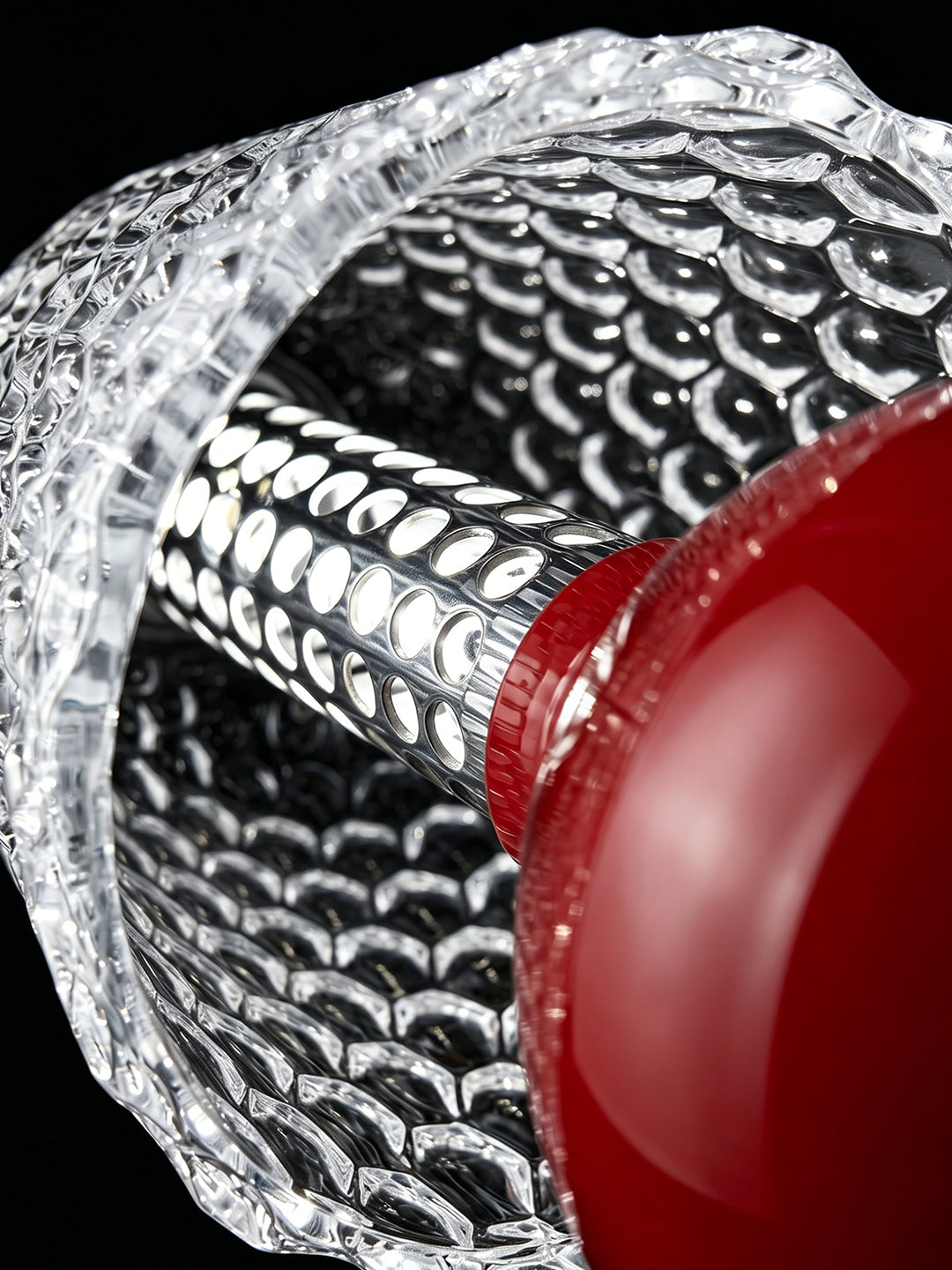 Multi-color Bottle Base Crystal Table Lamp