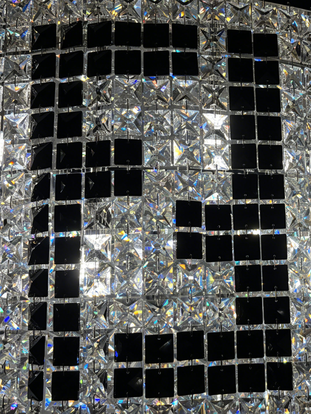 Two-Tier Round Crystal Pendant Light