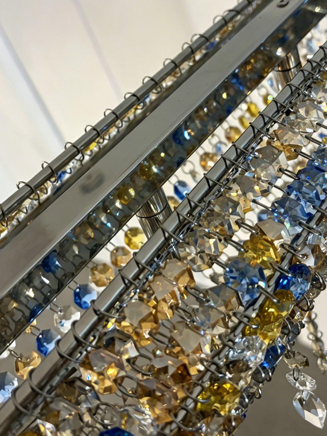 Trapezoidal Crystal Chandelier