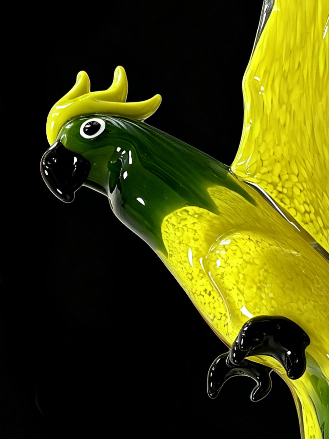 Parrot Decor Colorful Crystal Chandelier