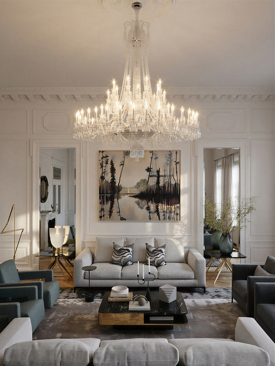Zénith Crystal Chandelier
