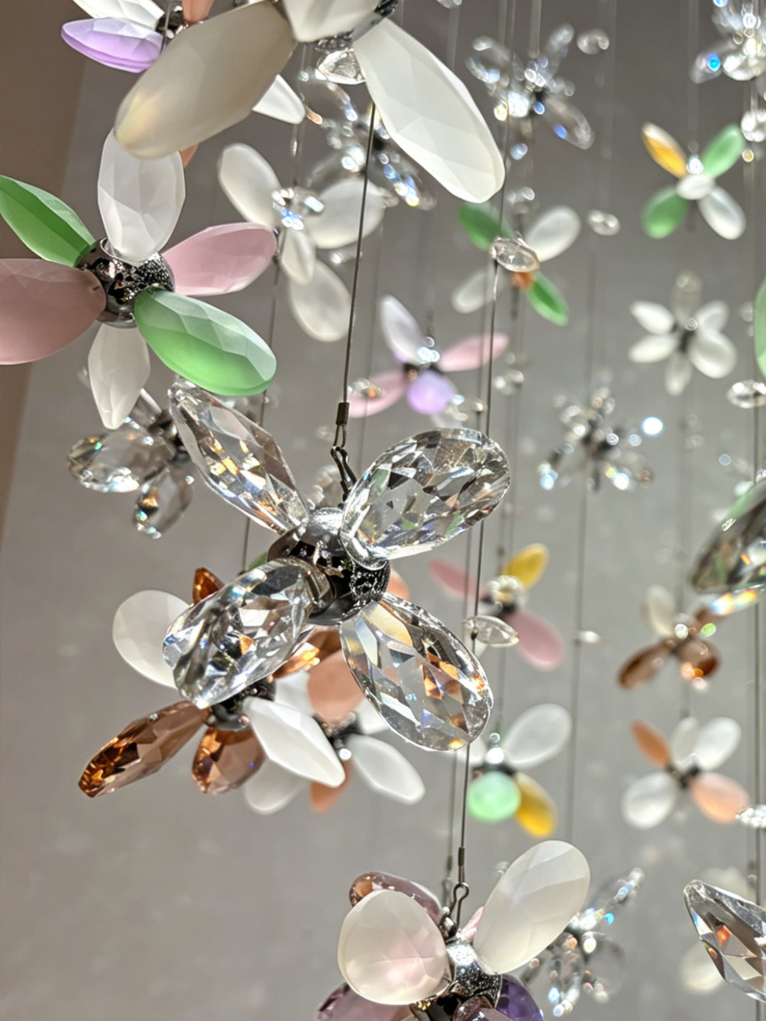 Cascade Crystal Staircase Chandelier
