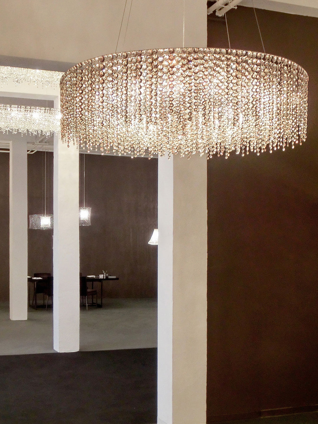 Round Crystal Chandelier
