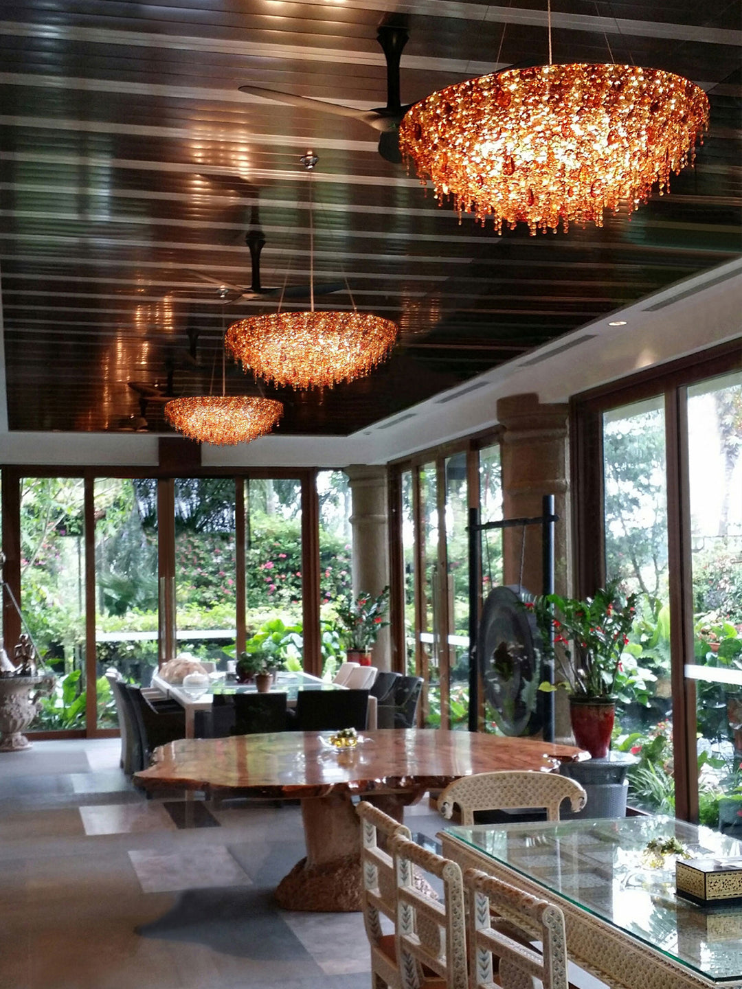Colorful Crystal Chandelier