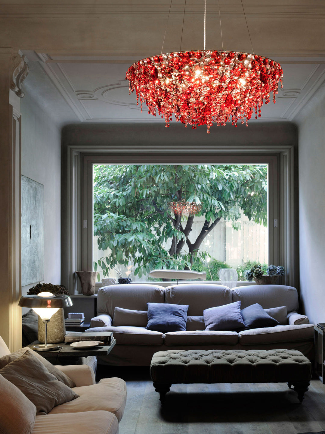Colorful Crystal Chandelier