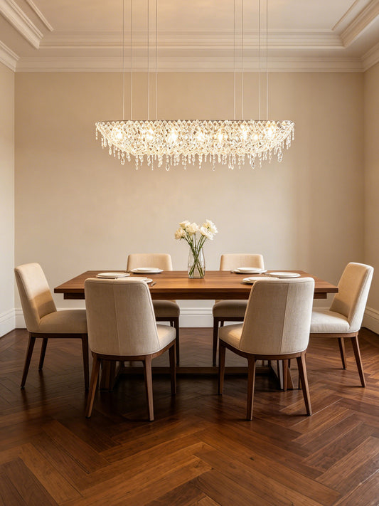 Linear Crystal Chandelier