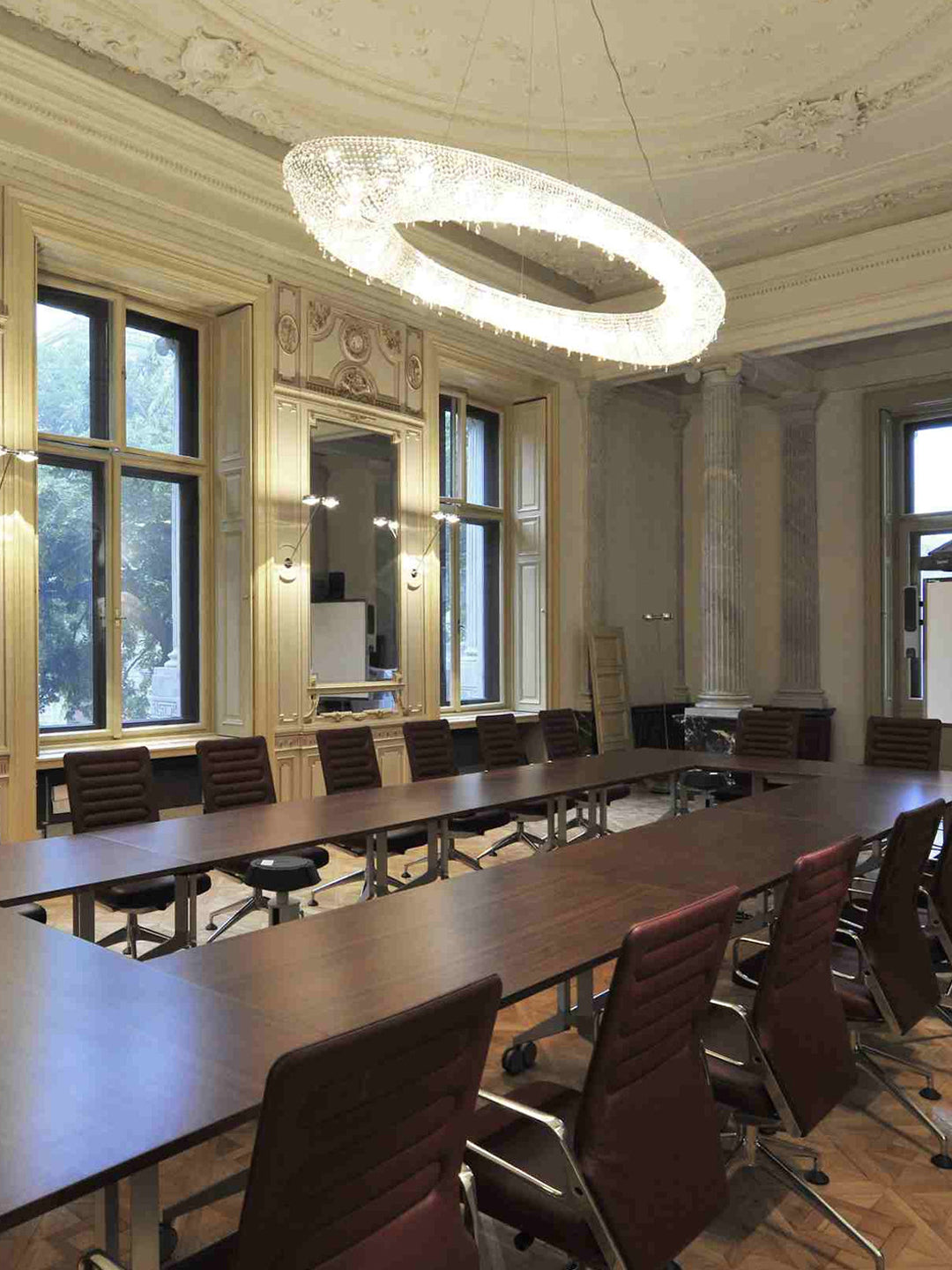 Clear Crystal Linear Chandelier