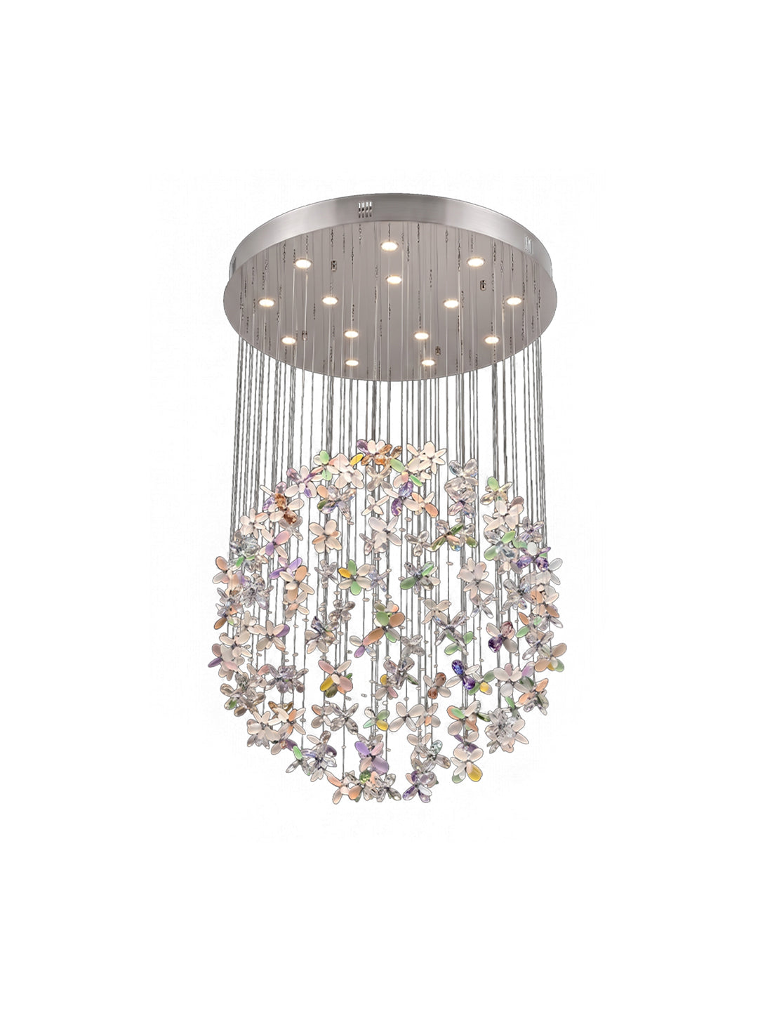 Multicolor Butterfly Crystal Chandelier