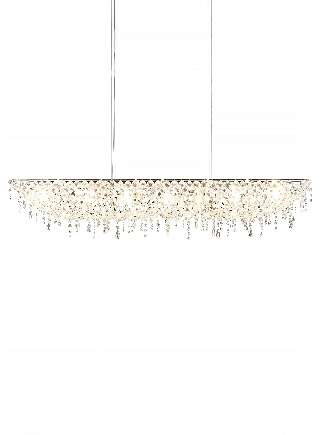 Linear Crystal Chandelier