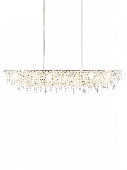 Linear Crystal Chandelier