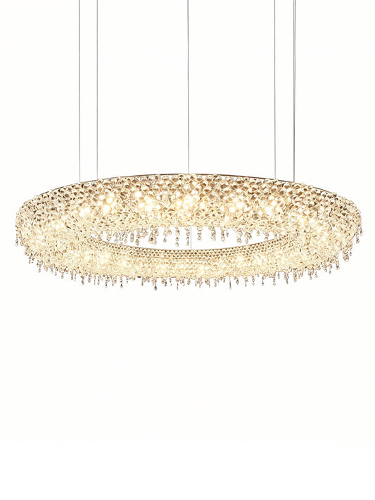 Modern Ring Crystal Chandelier
