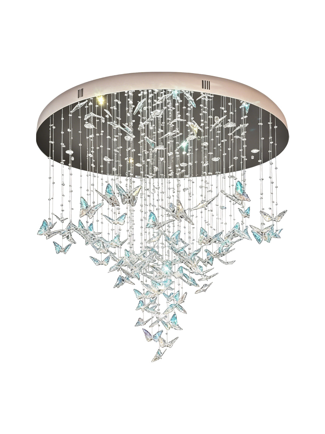 Butterfly Crystal Waterfall Chandelier