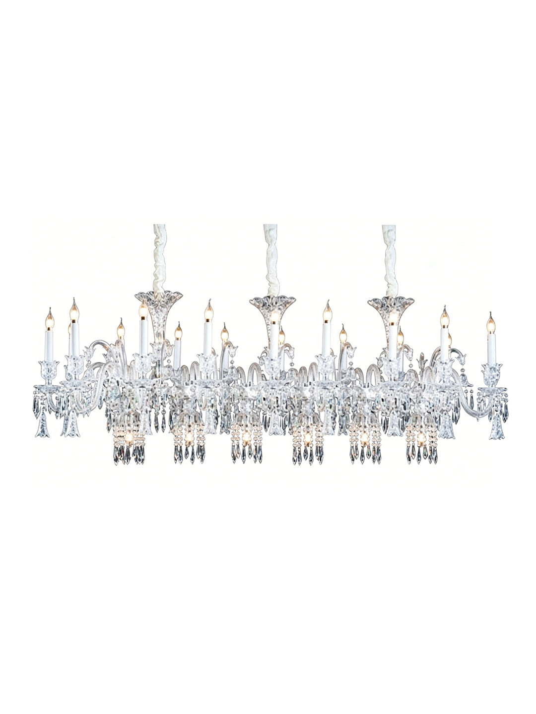 Luxury Linear Crystal Chandelier