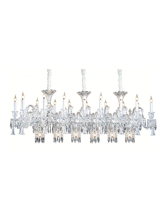 Luxury Linear Crystal Chandelier