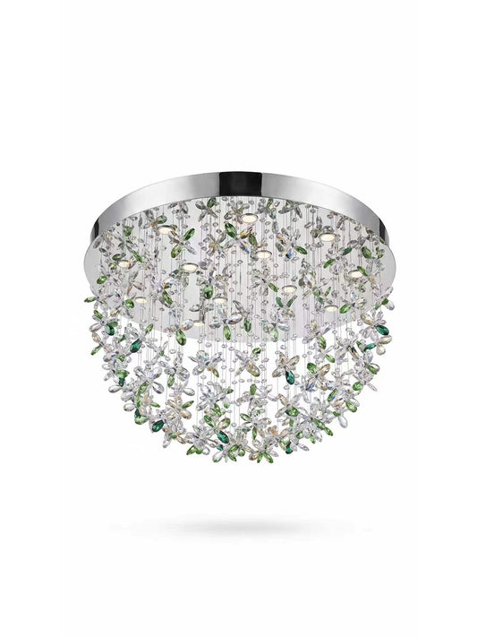 Multicolor Butterfly Crystal Chandelier