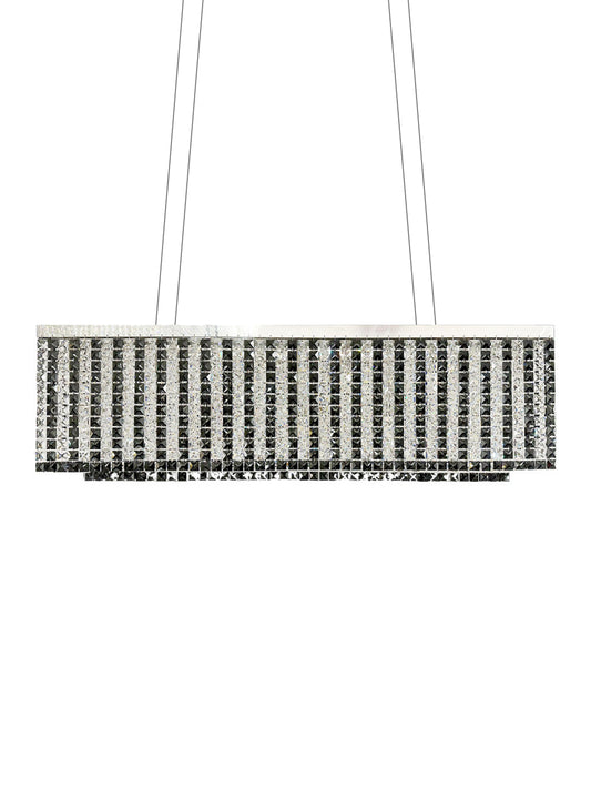 Linear Crystal Kitchen Island Pendant Light
