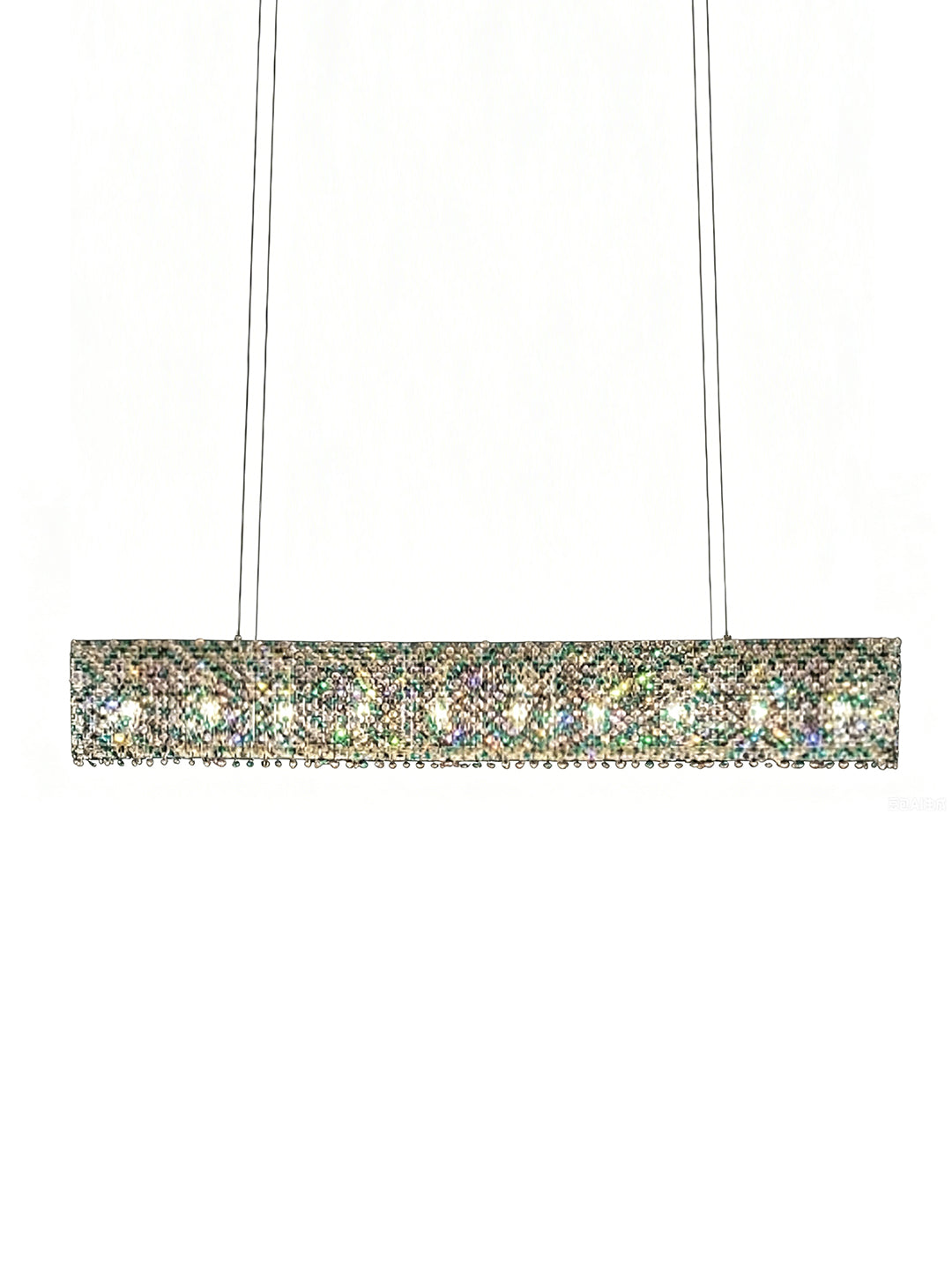 Modern Linear Crystal Chandelier
