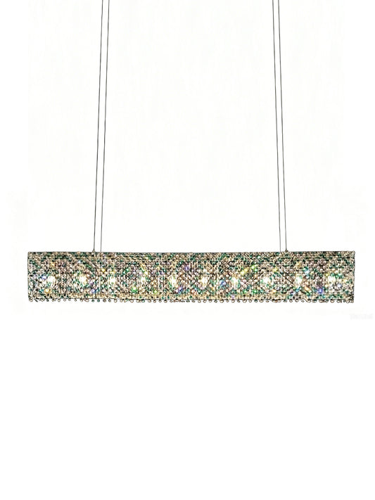 Modern Linear Crystal Chandelier