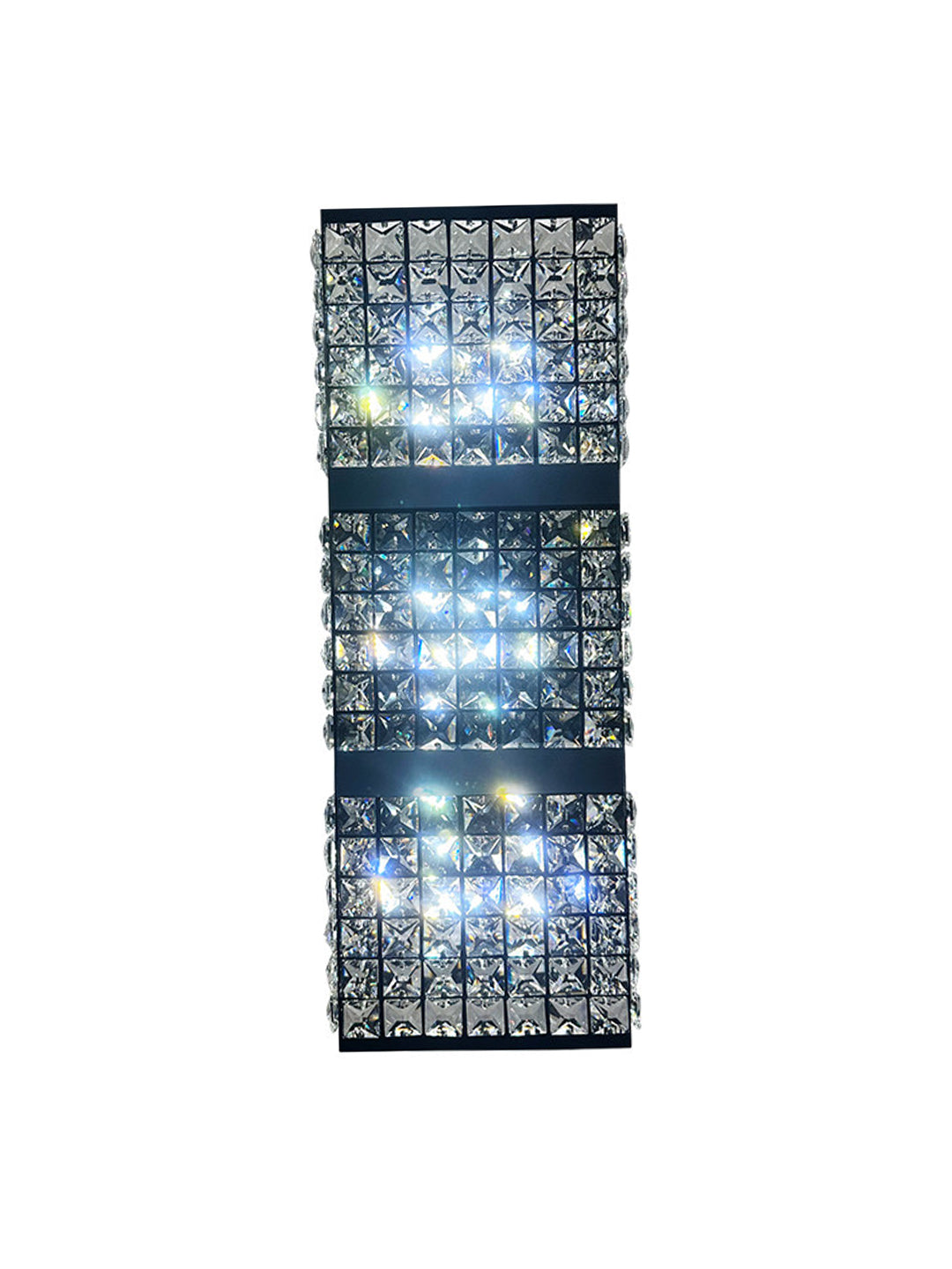 Pashari 3-Tier Vertical Crystal Wall Sconce