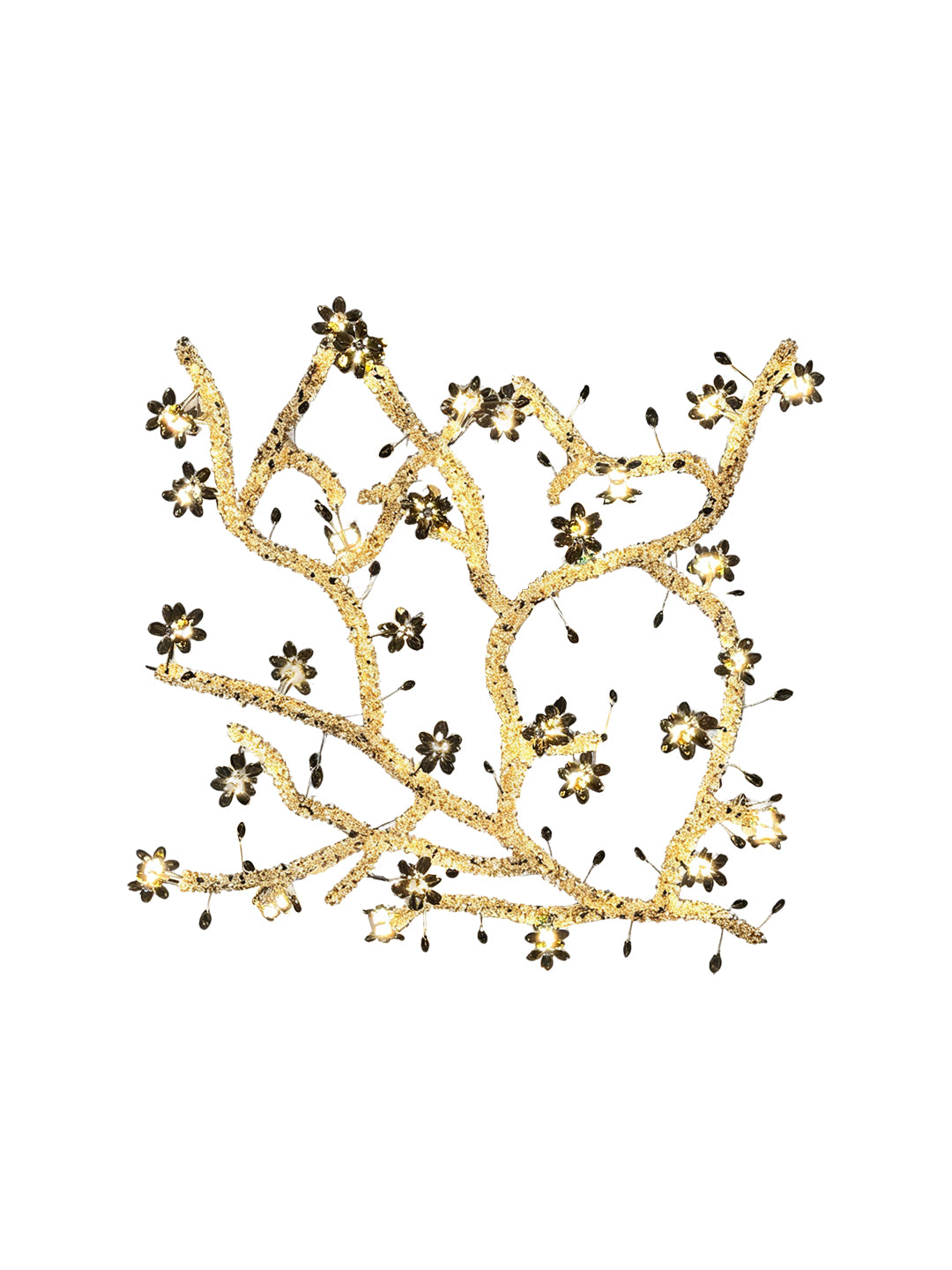 Gold Branch Floral LED Chandelier