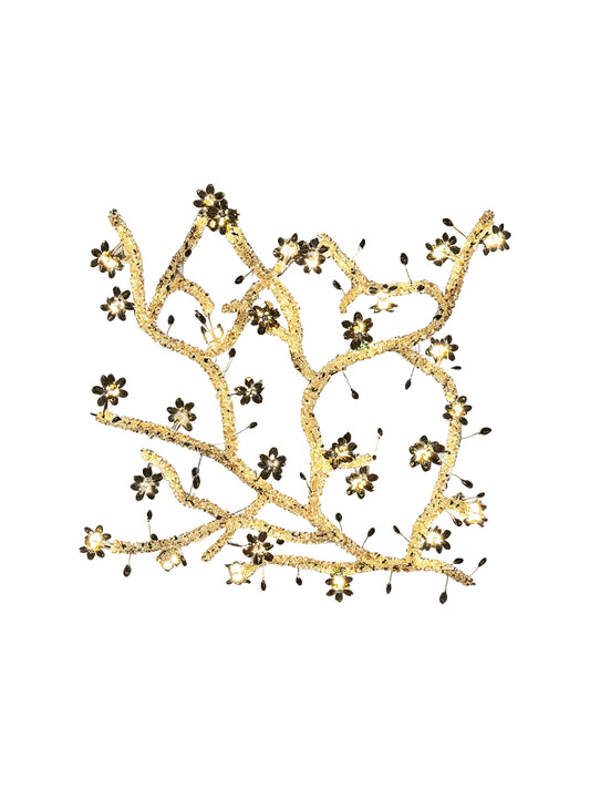 Gold Branch Floral LED Chandelier