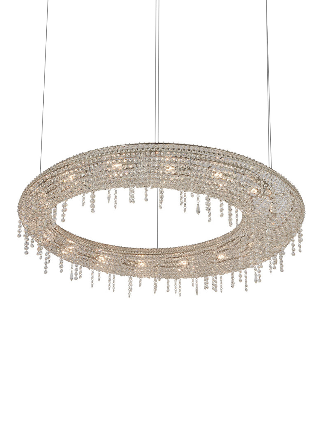 Modern Crystal Ring Chandelier