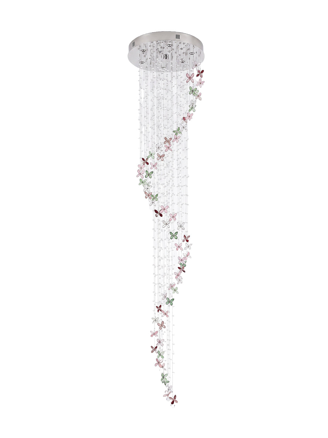 Spiral Crystal Staircase Chandelier