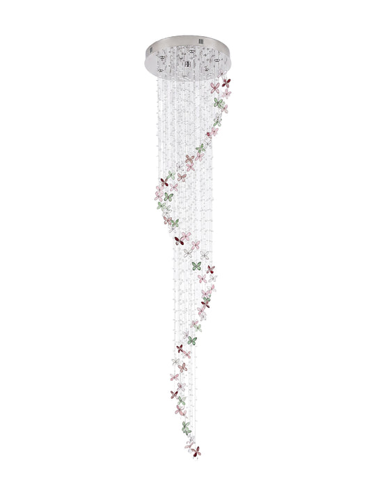 Spiral Crystal Staircase Chandelier