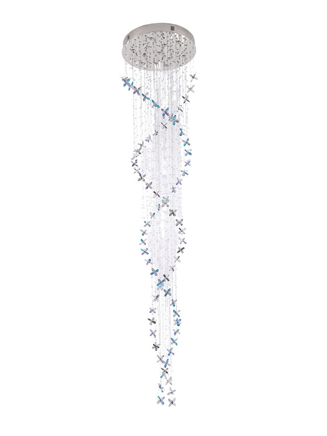 Spiral Crystal Staircase Chandelier
